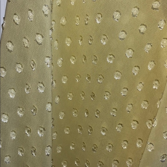 Women’s sheer yellow blouse top M - Picture 4 of 4